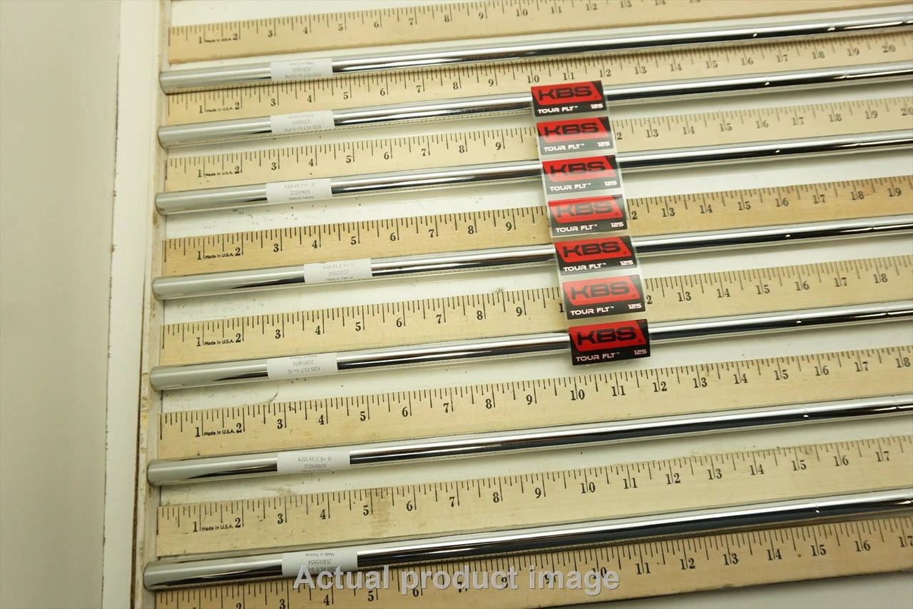 Uncut KBS FLT 125 S+ Stiff+ 4-PW Iron Shaft Set .355 37.5"-40" 727592 4 Uncut KBS FLT 125 S+ Stiff+ 4-PW Iron Shaft Set .355 37.5"-40" 727592 - Image 2