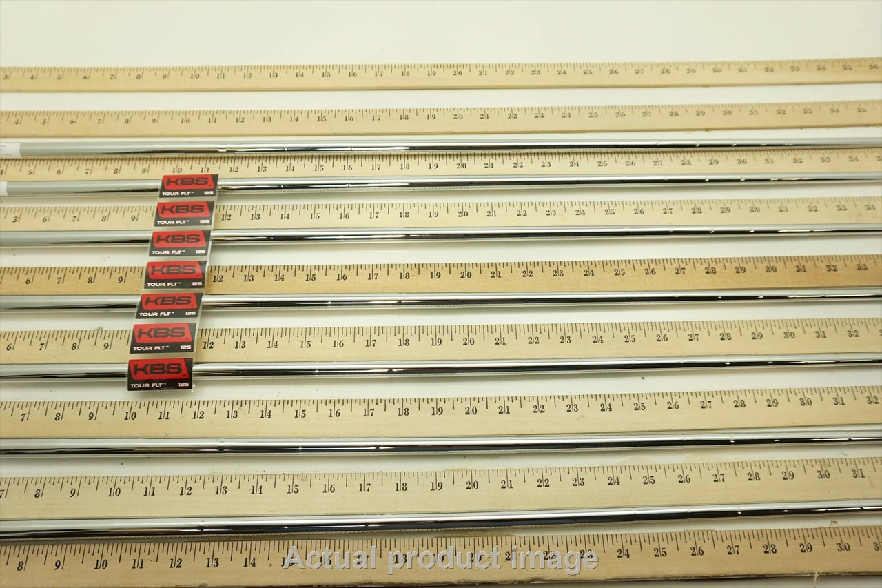 Uncut KBS FLT 125 S+ Stiff+ 4-PW Iron Shaft Set .355 37.5"-40" 727592 6 Uncut KBS FLT 125 S+ Stiff+ 4-PW Iron Shaft Set .355 37.5"-40" 727592 - Image 4