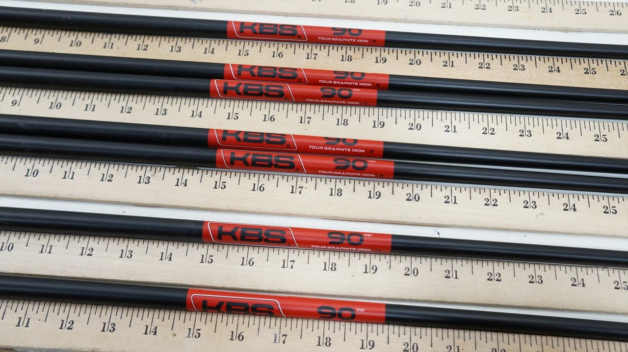 Kbs Tgi Tour Graphite 90G Regular 33.75"-36" 7pc Iron Shaft Set .370 947088 3 Kbs Tgi Tour Graphite 90G Regular 33.75"-36" 7pc Iron Shaft Set .370 947088