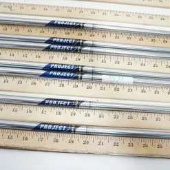 New Project X Satin G Senior 37"-39.25" 7pc Iron Shaft Set Pulls .355 00977553