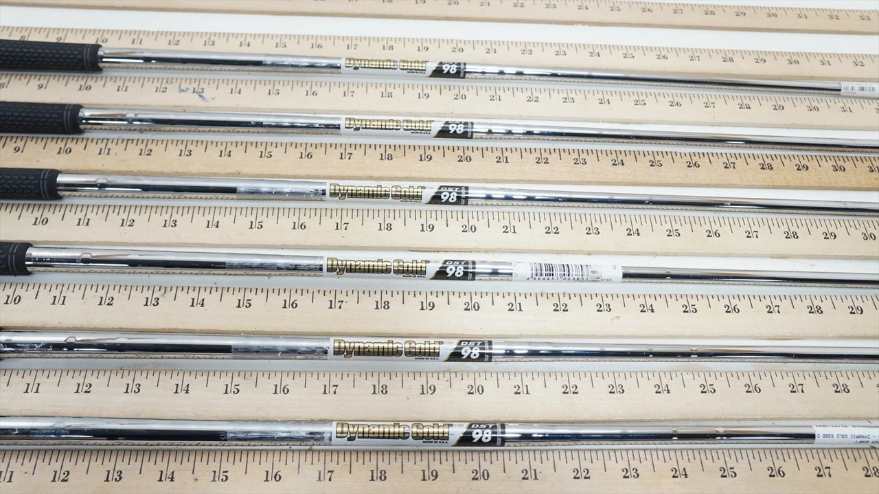 True Temper Dynamic Gold S300 Dst 98 Stiff 35-37.5" 6pc Iron Shaft Set 977565 3 True Temper Dynamic Gold S300 Dst 98 Stiff 35-37.5" 6pc Iron Shaft Set 977565