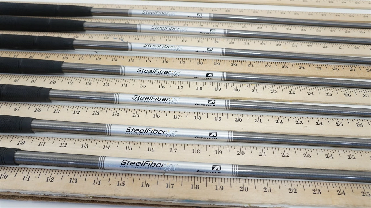 Aerotech Steelfiber I95 R 95G Regular 33.5"-37" 7pc Iron Shaft Set .355T 1004306 3 Aerotech Steelfiber I95 R 95G Regular 33.5"-37" 7pc Iron Shaft Set .355T 1004306