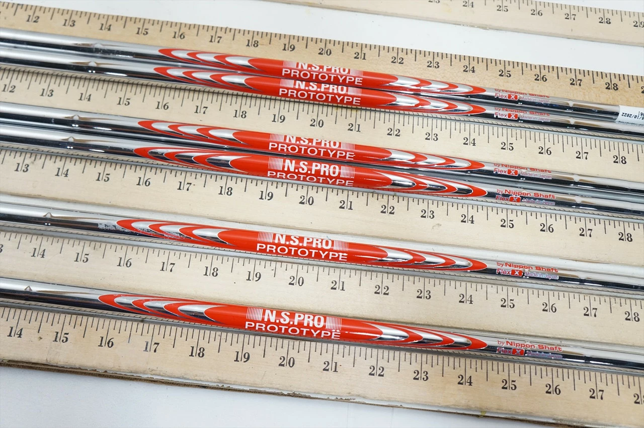 Nippon N.S.Pro Prototype X-STIFF 36.75-40" 6pc Iron Shaft Set Pulls .355 1014679 3 Nippon N.S.Pro Prototype X-STIFF 36.75-40" 6pc Iron Shaft Set Pulls .355 1014679
