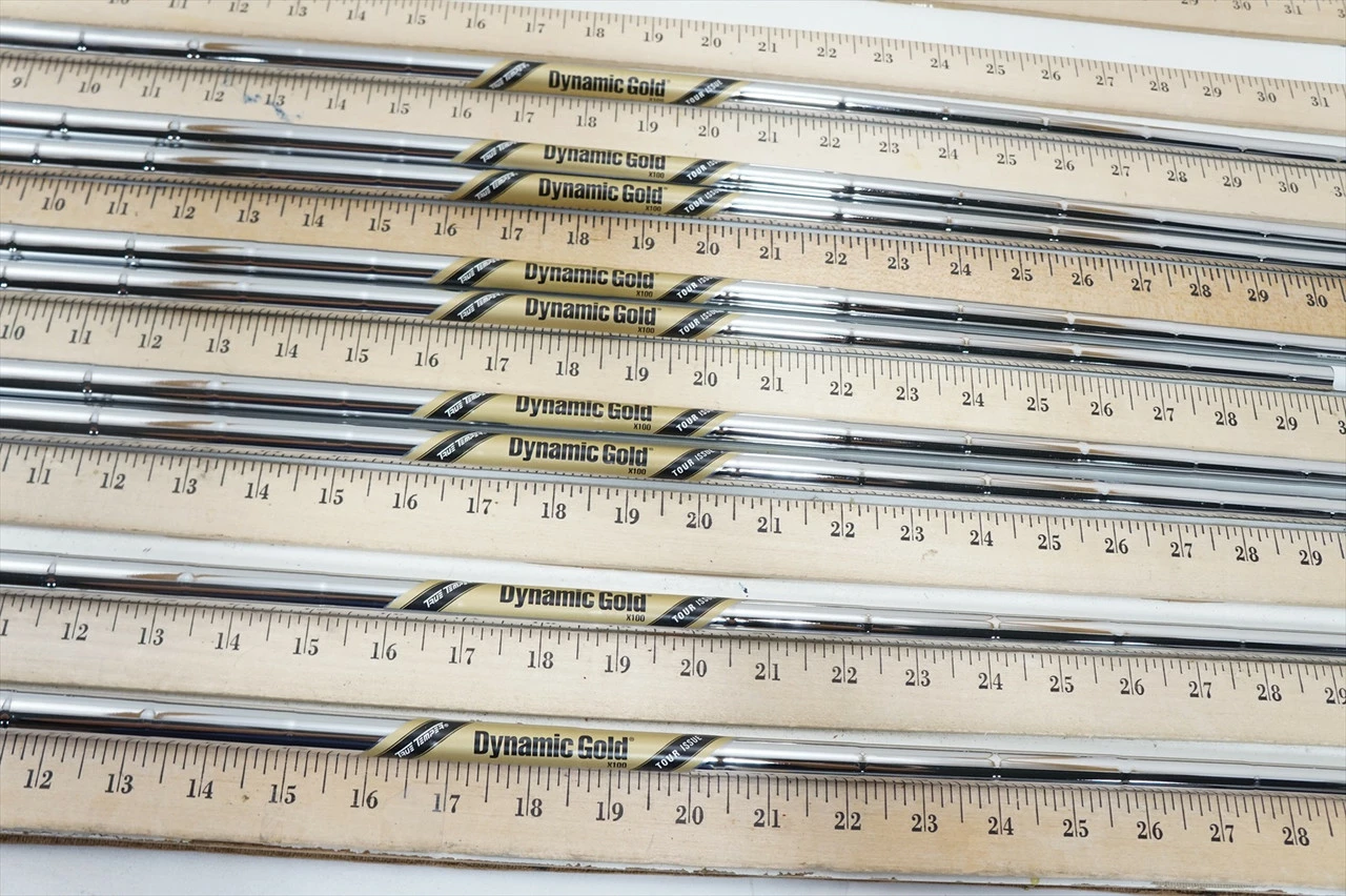 New True Temper Dynamic Gold Tour Issue X100 37"-40" 9pc Iron Shaft Set 1017149 3 New True Temper Dynamic Gold Tour Issue X100 37"-40" 9pc Iron Shaft Set 1017149