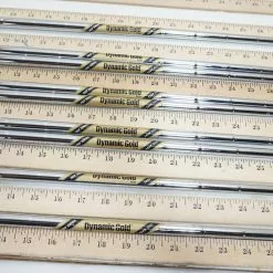 True Temper New True Temp Dyn Gold Tour Issue X100 130g 37"-40.5"-9Pc Iron Shaft Set 1017154