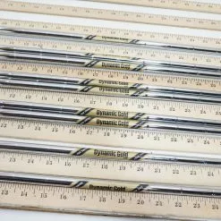 New True Temper Dynamic Gold Tour Issue X100 37"-40" 9pc Iron Shaft Set 1017156