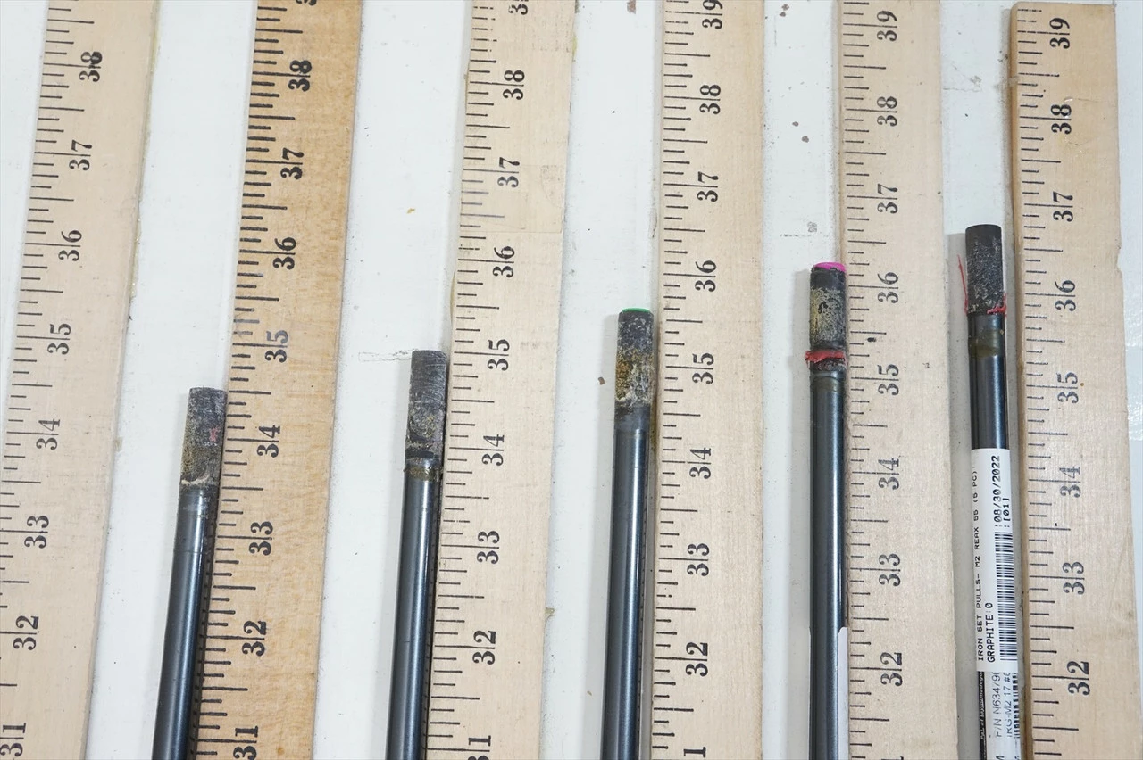 Taylormade M2 Reax 55 Senior 34.5"-36.75" 5pc Iron Shaft Set Pulls .370 1019034 5 Taylormade M2 Reax 55 Senior 34.5"-36.75" 5pc Iron Shaft Set Pulls .370 1019034 - Image 3