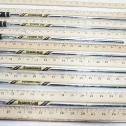 True Temper Dynamic Gold Tour Issue S400 33-36" 7pc Iron Shaft Set Pulls 1021184