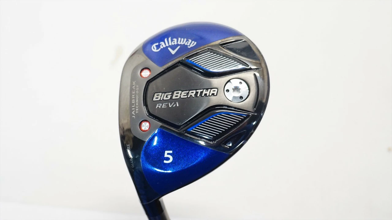 Callaway Big Bertha Reva 18° 5 Fairway Wood Stiff Flex Tour Axs Left Hand Lh 3 Callaway Big Bertha Reva 18° 5 Fairway Wood Stiff Flex Tour Axs Left Hand Lh