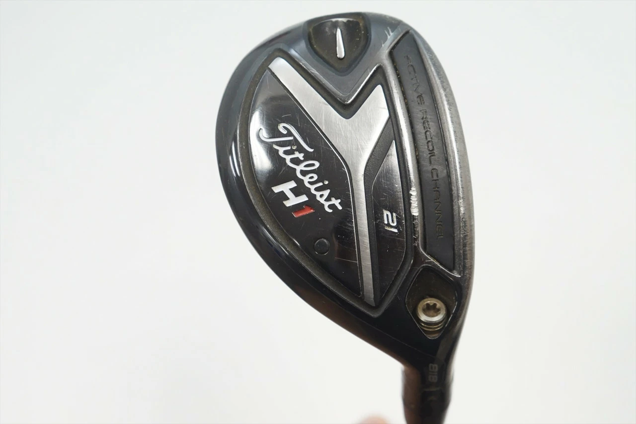 Titleist 818 H1 21° 4H Hybrid Stiff Flex Evenflow 1045143 Good 3 Titleist 818 H1 21° 4H Hybrid Stiff Flex Evenflow 1045143 Good