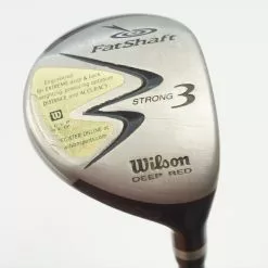 Wilson Deep Red 3 Fairway Wood Stiff Flex Grafalloy Prolite 1049293 Good