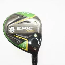 Callaway Epic Flash 15° 3 Fairway Wood Regular Flex Evenflow 1053226 Fair