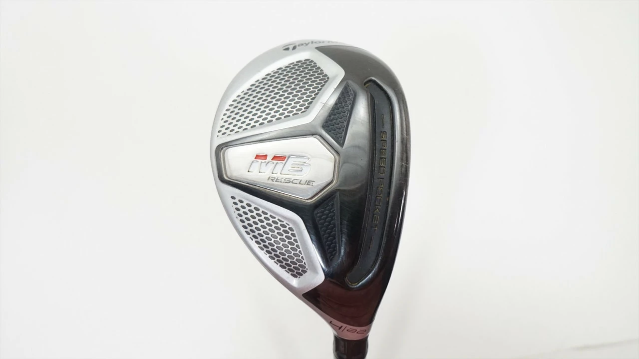 Taylormade M6 Rescue 22° 4 Hybrid Stiff Flex Atmos 1054336 Good 3 Taylormade M6 Rescue 22° 4 Hybrid Stiff Flex Atmos 1054336 Good