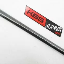 New KBS CT Tour 120 PVD Black 115g 38" Double-Bend Steel Putter Shaft .370 O.D.