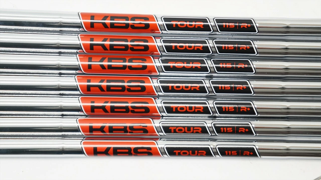 New KBS Tour 115 Cured Label Regular+ 37.5"-40" 4-PW Iron Shaft Set .355 - Uncut 3 New KBS Tour 115 Cured Label Regular+ 37.5"-40" 4-PW Iron Shaft Set .355 - Uncut