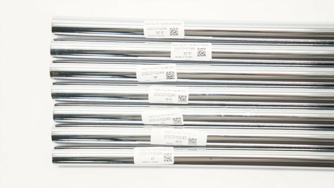 New KBS Tour 115 Cured Label Regular+ 37.5"-40" 4-PW Iron Shaft Set .355 - Uncut 4 New KBS Tour 115 Cured Label Regular+ 37.5"-40" 4-PW Iron Shaft Set .355 - Uncut - Image 2