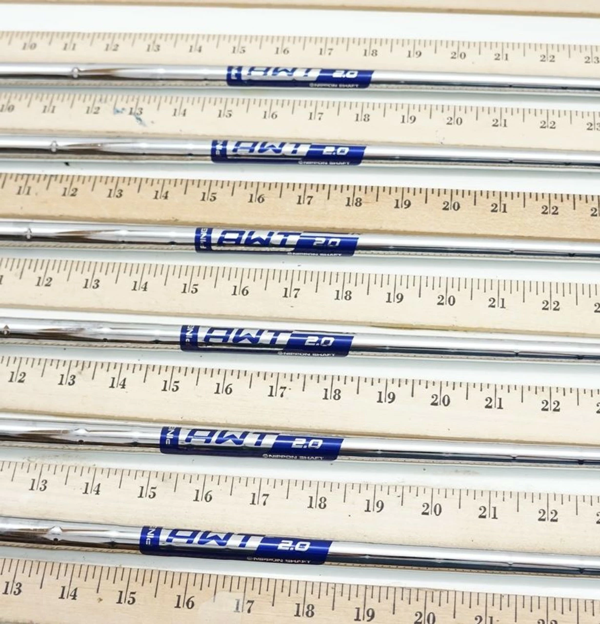Nippon Ping AWT 2.0 Regular 98g 6pc 5-PW Iron Shaft Set 34.5"-36.75" .355 936302 3 Nippon Ping AWT 2.0 Regular 98g 6pc 5-PW Iron Shaft Set 34.5"-36.75" .355 936302